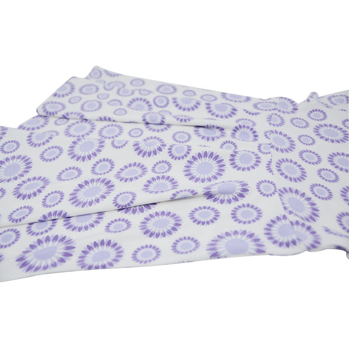 Swirly Girl Short Sleeve Dress - Sunflower Purple