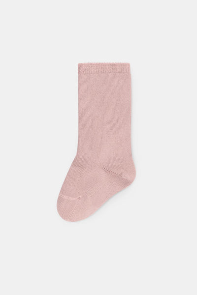 Cotton calf baby socks - Softpink - Socks