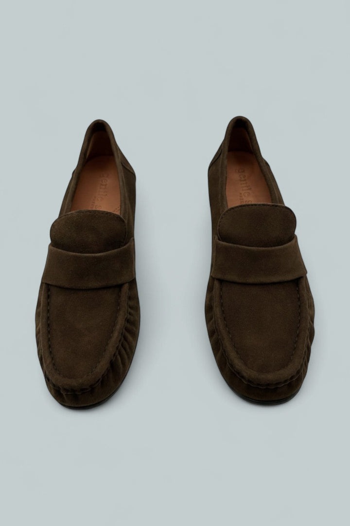 Women's Crew Loafer Flats - Moss Suede