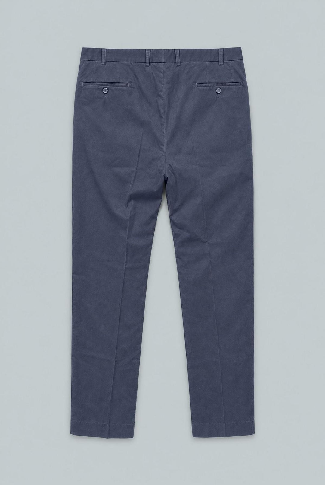 Soft Linen Canvas Dress Trouser - Navy