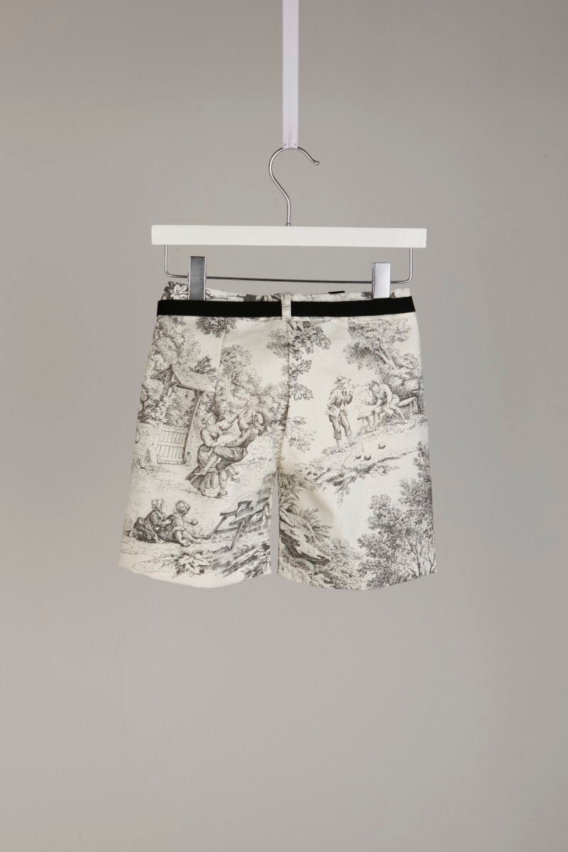 Tea - Black Toile De Jouy