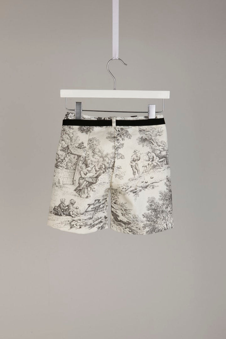 Tea - Black Toile De Jouy