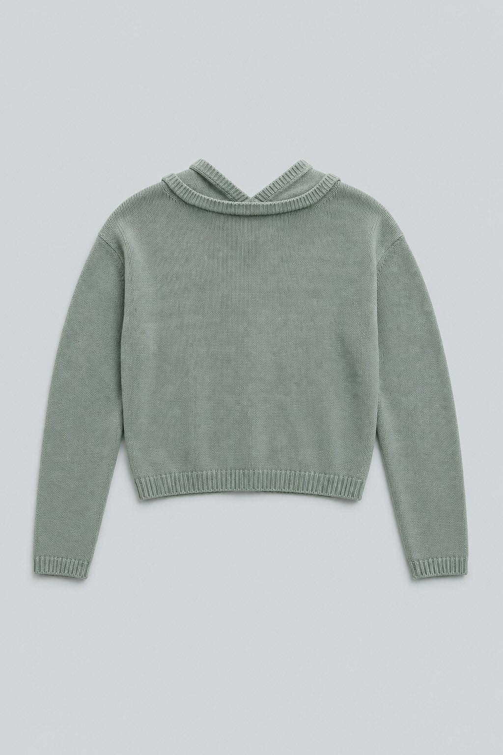 Cashmere Blend Hoodie - Sage