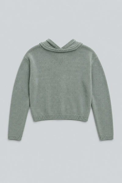 Cashmere Blend Hoodie - Sage