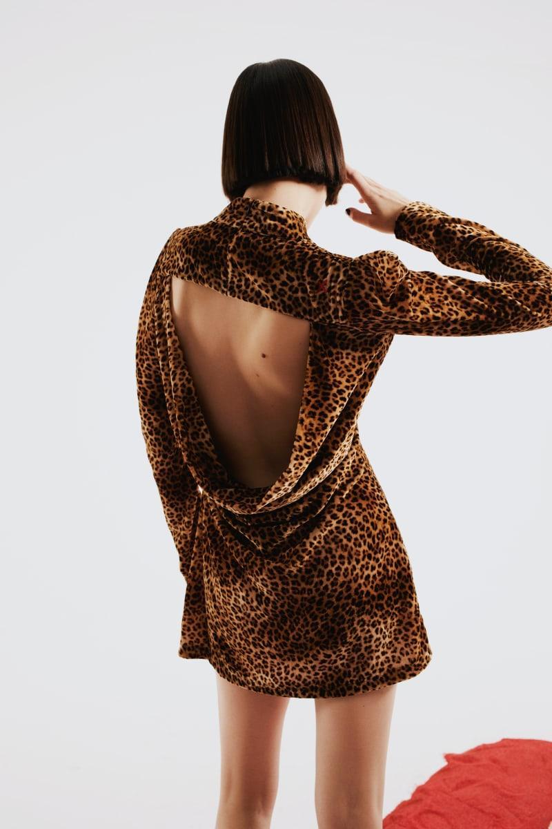 Cotton Sin Dress - Leopard