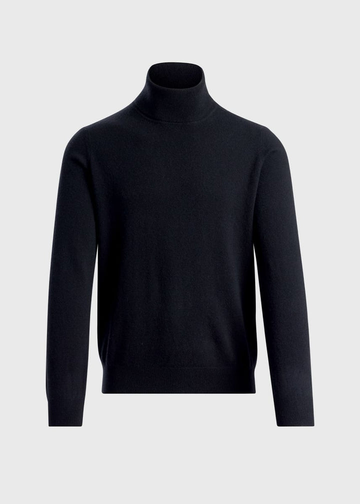Cashmere Turtleneck Sweater - Black