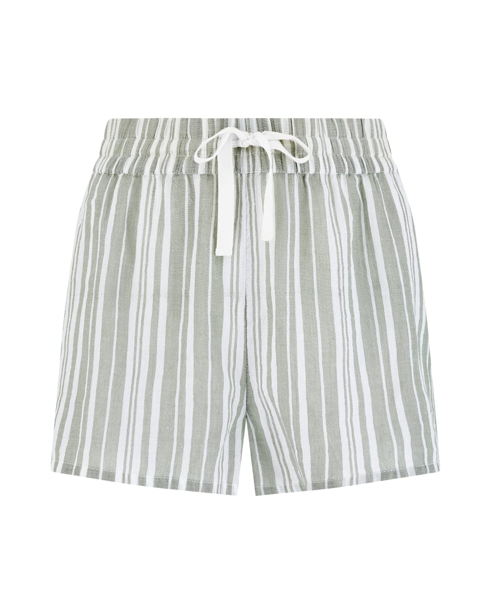 The Classic Boxer - Sage Stripe