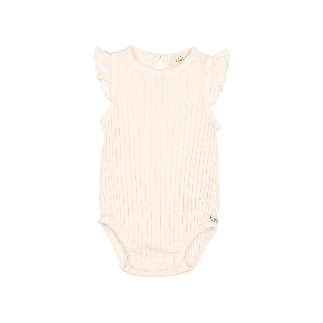 Rib Ruffle Bodysuit