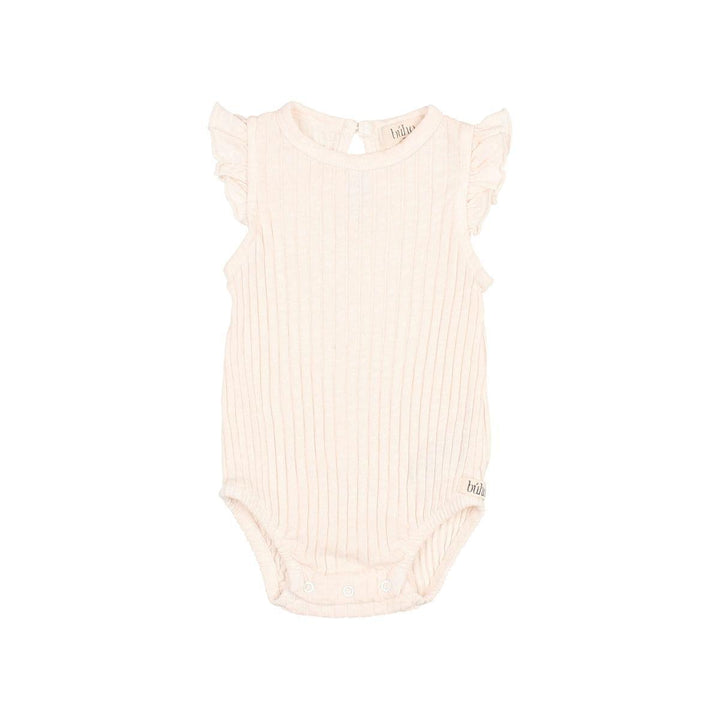 Rib Ruffle Bodysuit