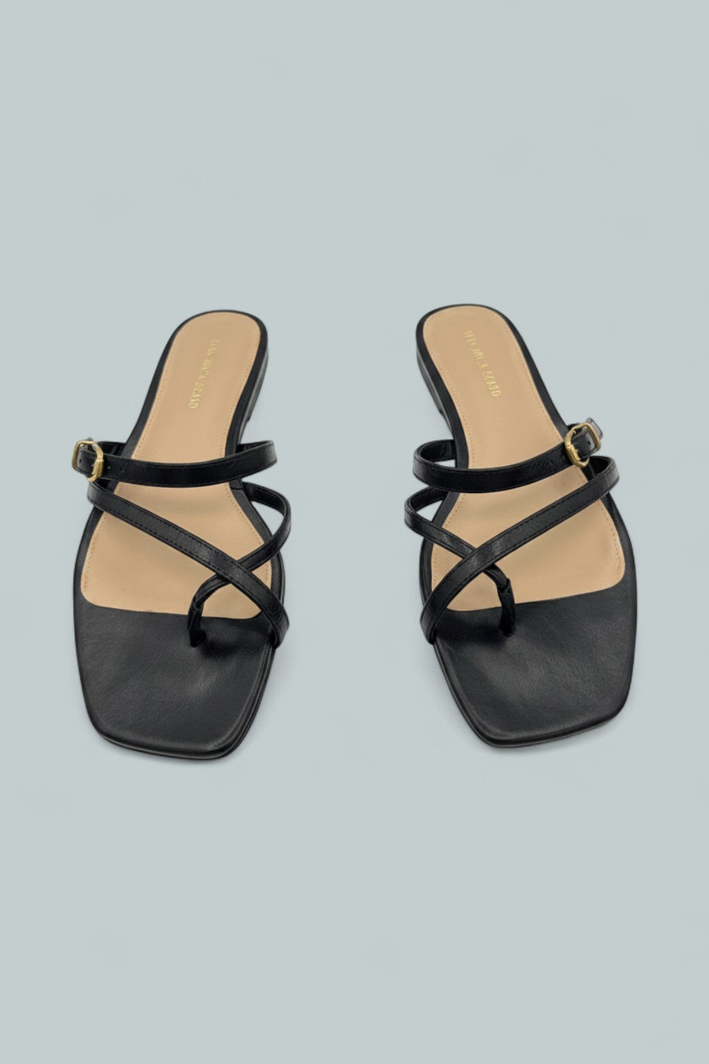 Women's Marthe Slide Flat Sandals - Black