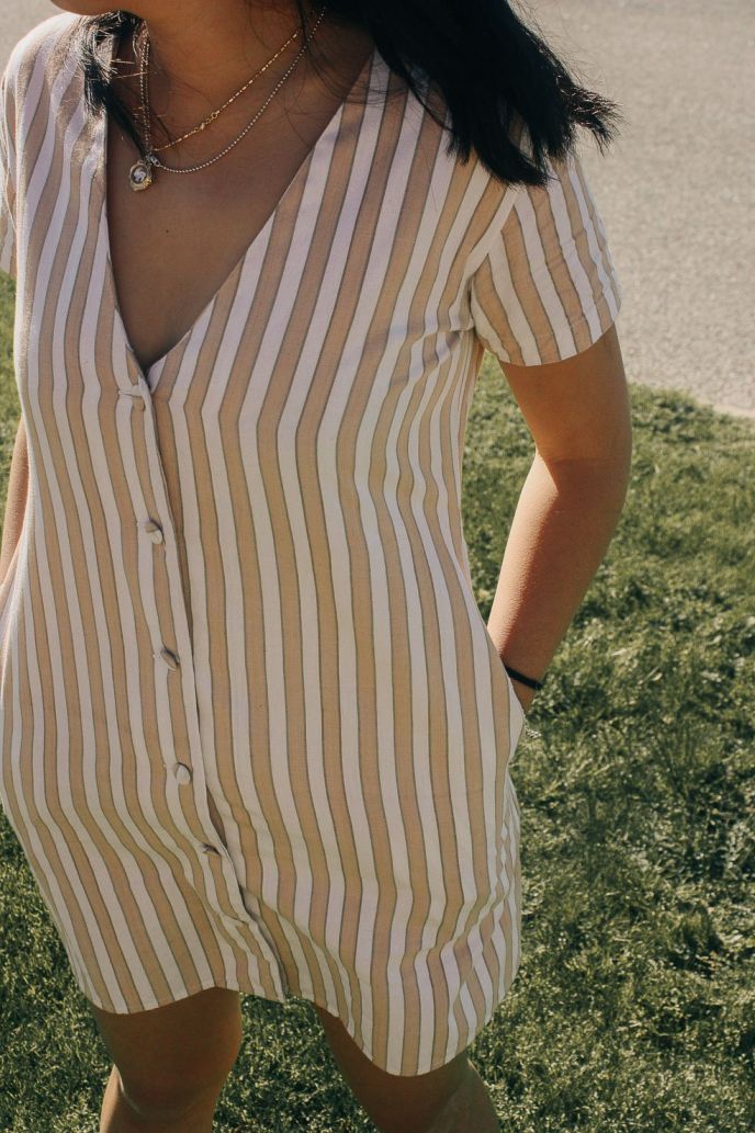 Moscha Smock Dress - Terracotta