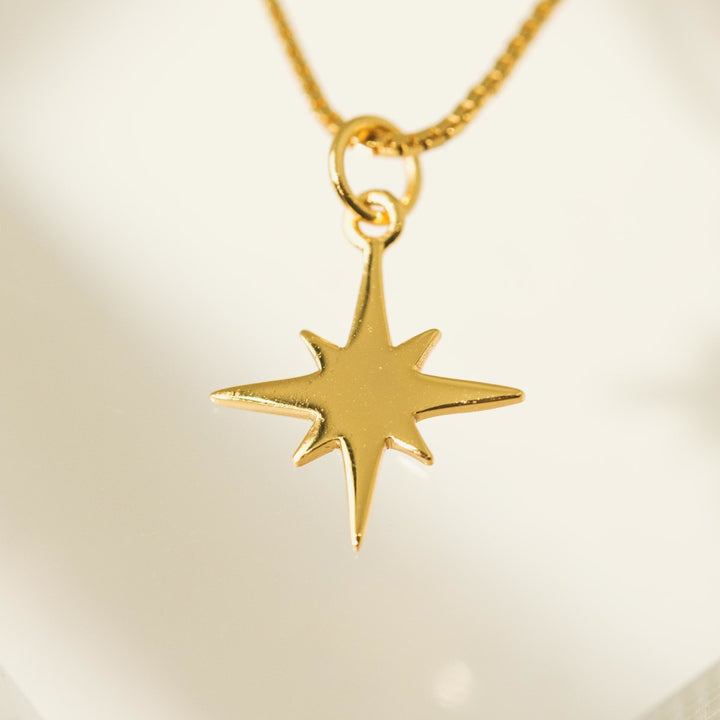 Burst Charm Necklace - Gold