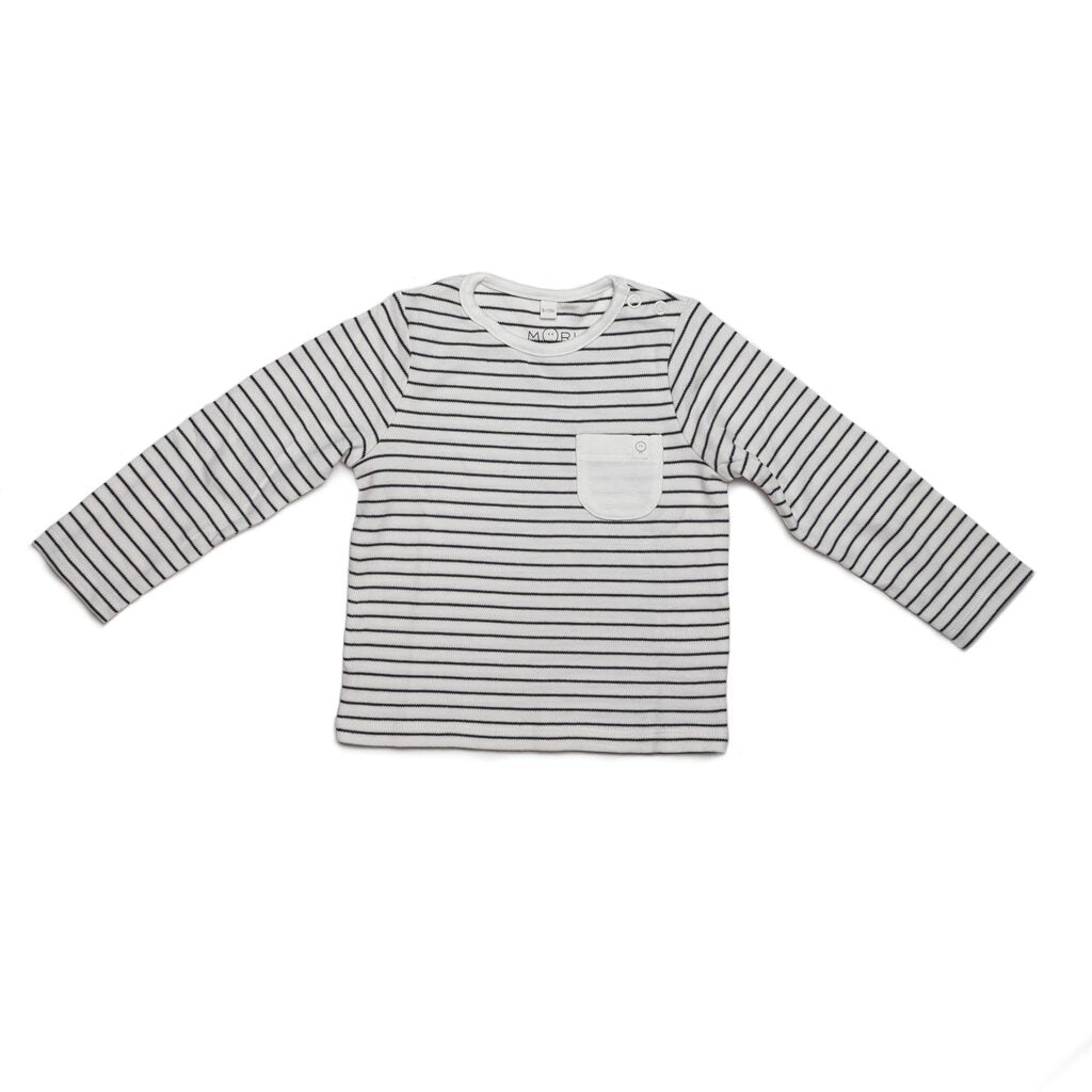 Everyday Long Sleeve T-Shirt - Gray Stripe