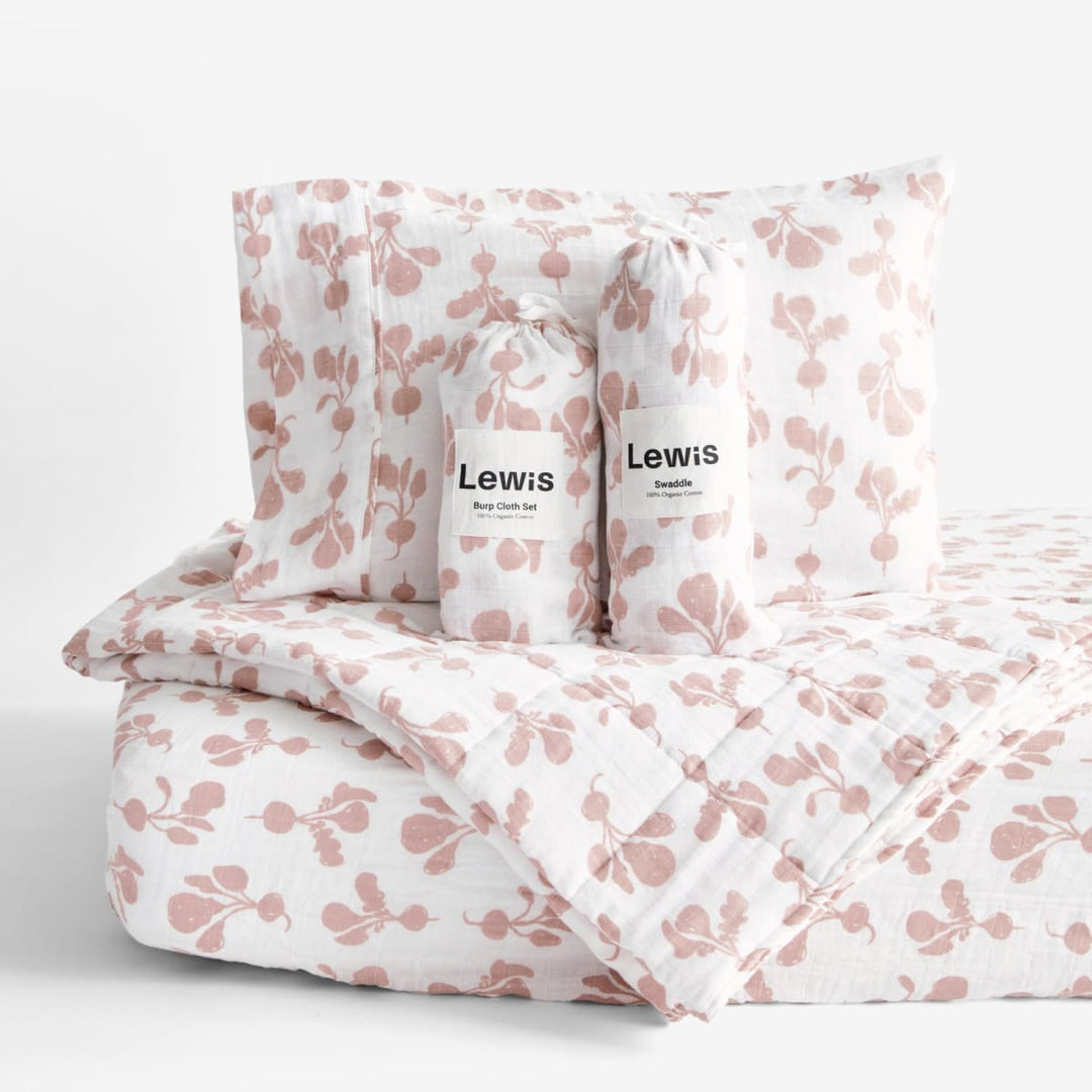 Toddler Pillowcase - Radish Mauve