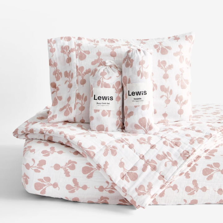 Toddler Pillowcase - Radish Mauve