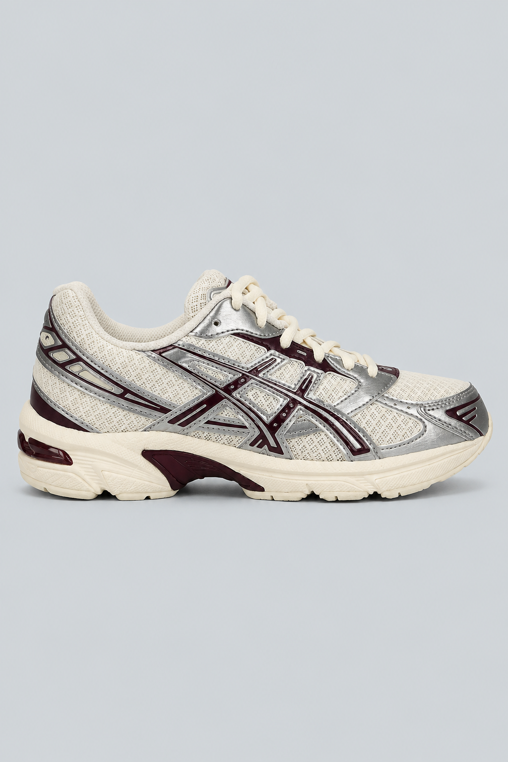 Women's Gel-1130 Running Sneakers - Cream/Benimo Purple