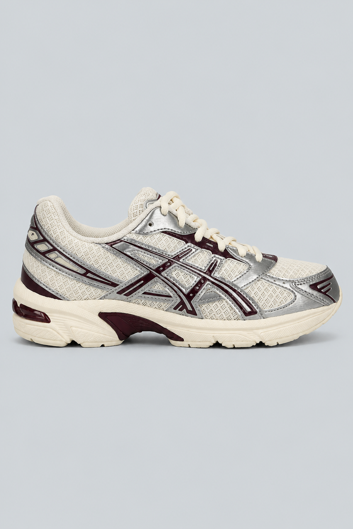 Women's Gel-1130 Running Sneakers - Cream/Benimo Purple