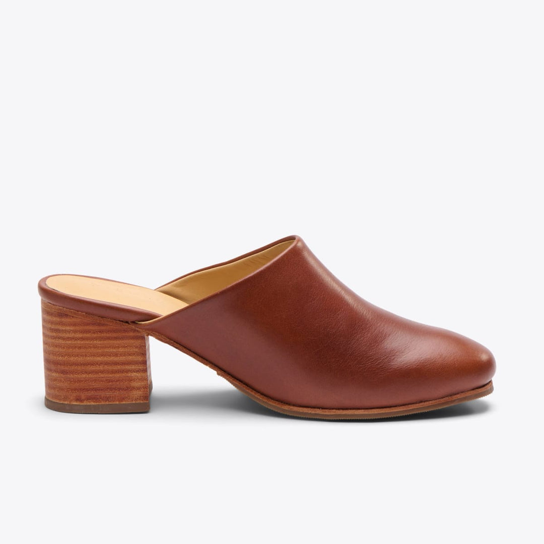 All-Day Heeled Mule - Brandy