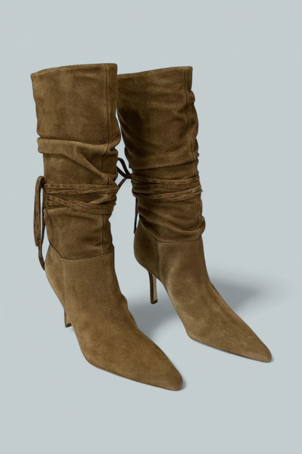 Women's Samina Wrapping Slouch Boots - Golden Sienna
