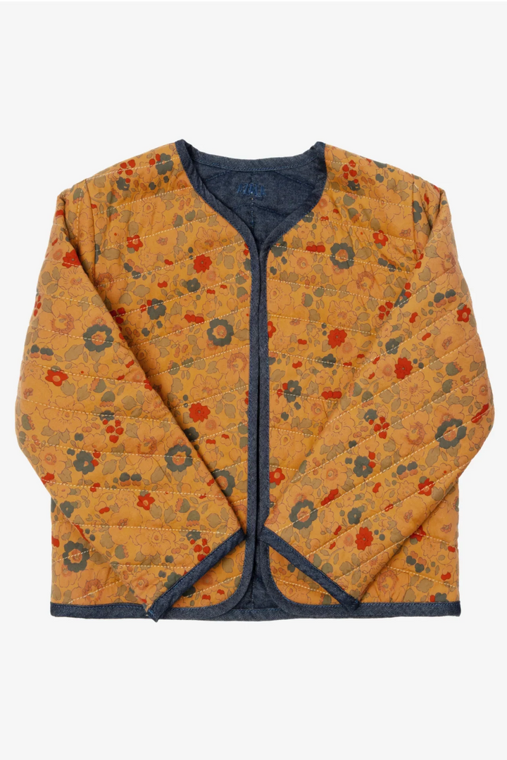 Reversible Baby Jacket - Terracotta Liberty
