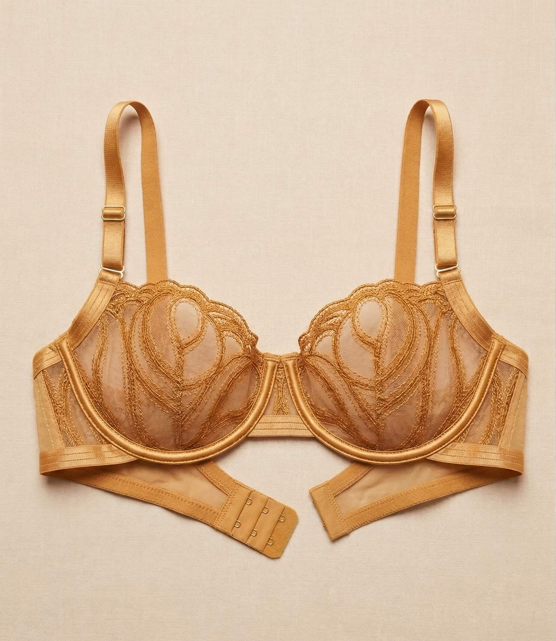 What Doesn't Break You... Demi Bra - Mustard