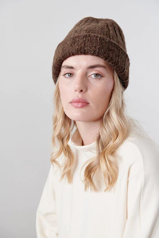 Rib Hat Woman - Earth Accessories WOL HIDE 