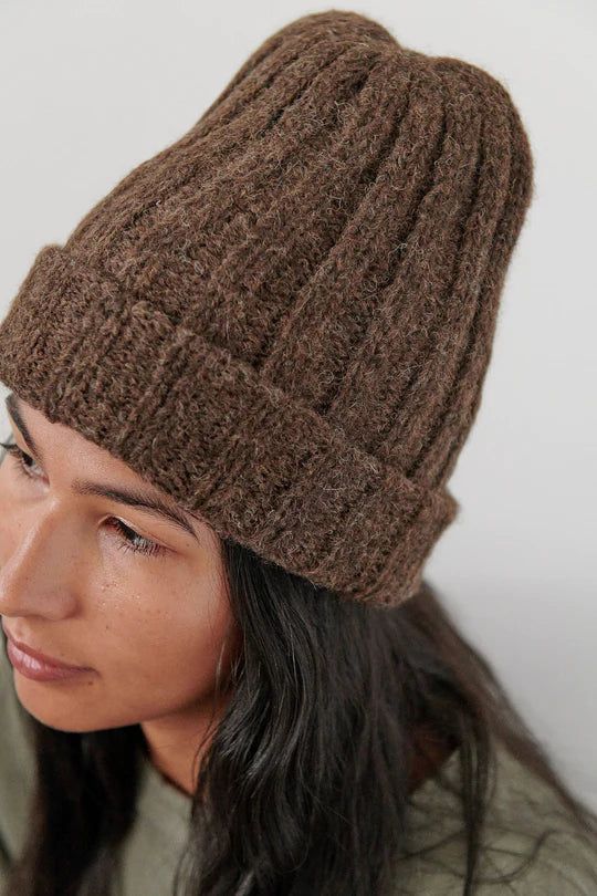 Rib Hat Woman - Earth Accessories WOL HIDE 