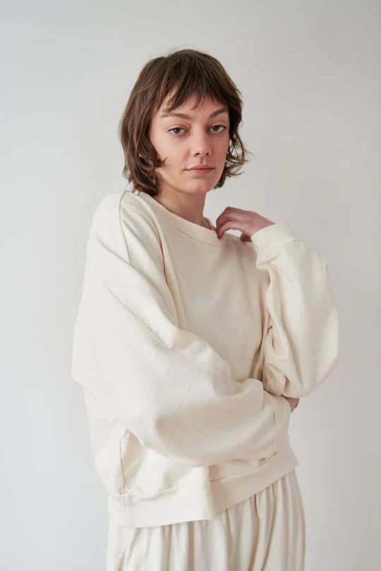 Easy Winter Sweatshirt - Natural Sweats WOL HIDE 