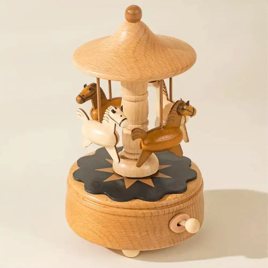 Wooden Music Box - The Carousel Toys Coco Village 