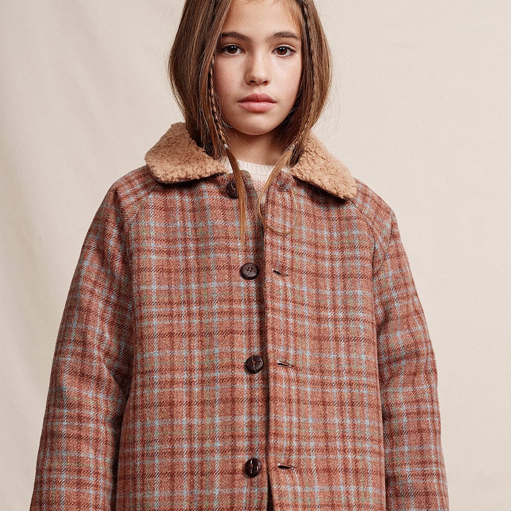 Wool Coat - Checked Coats Bebe Organic