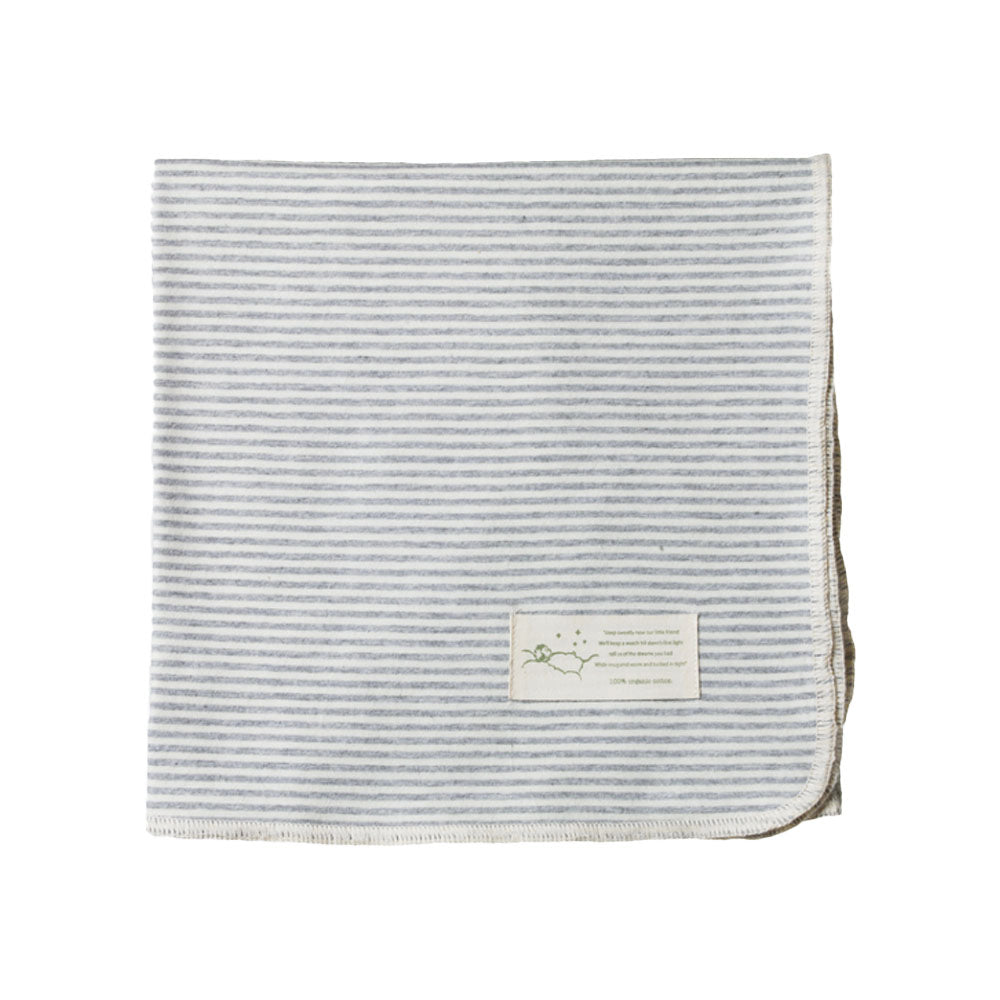 Cotton Wrap - Grey Marl Stripe