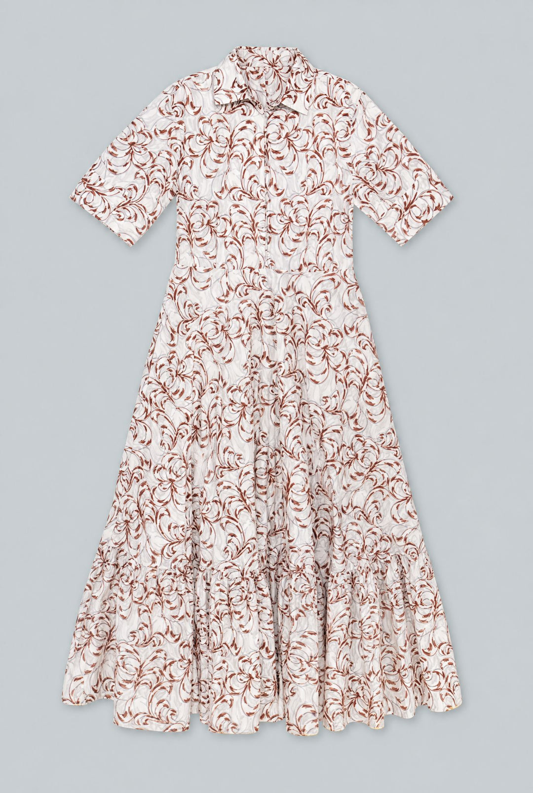 San Pietro Dress - Fern White