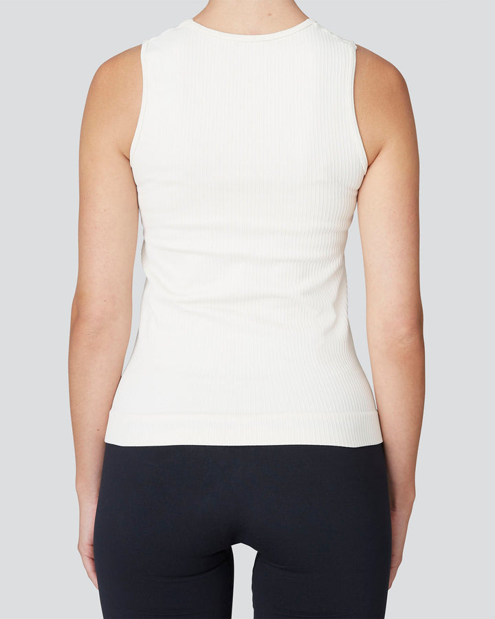 Tyra Top Rib Top - Vanilla