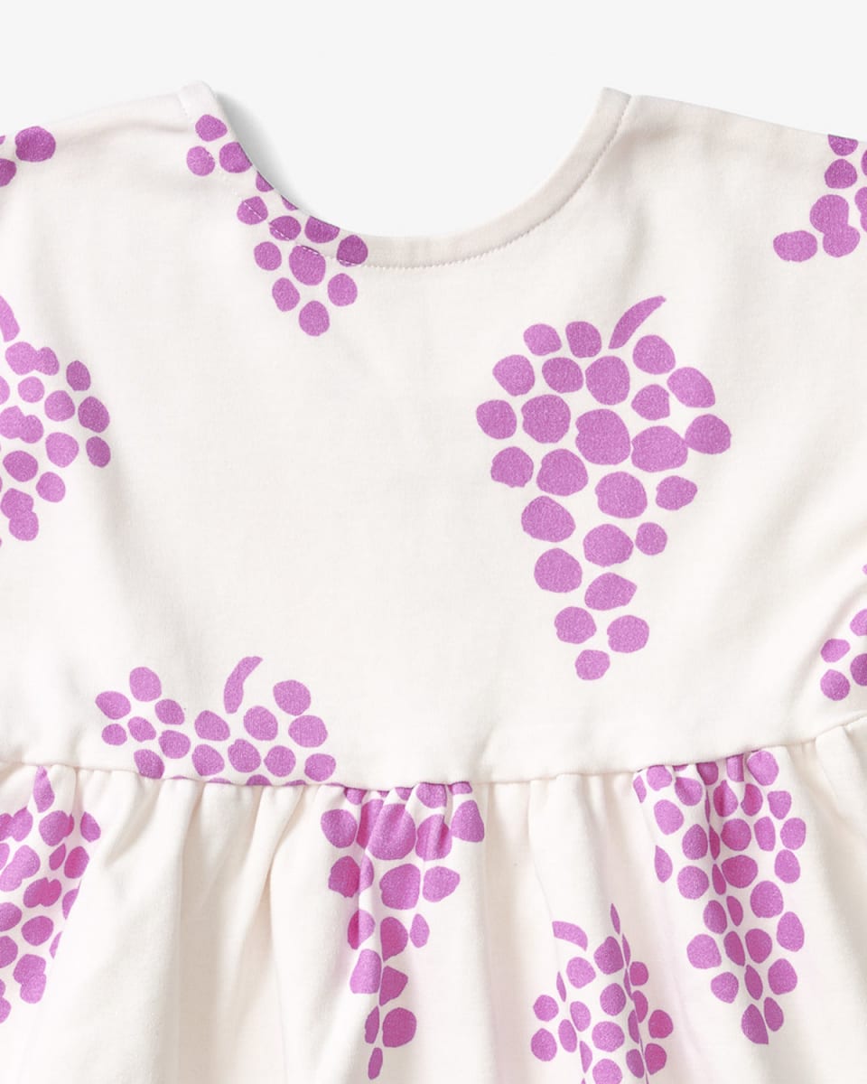 Scoop Back Dress - Grape Mulberry