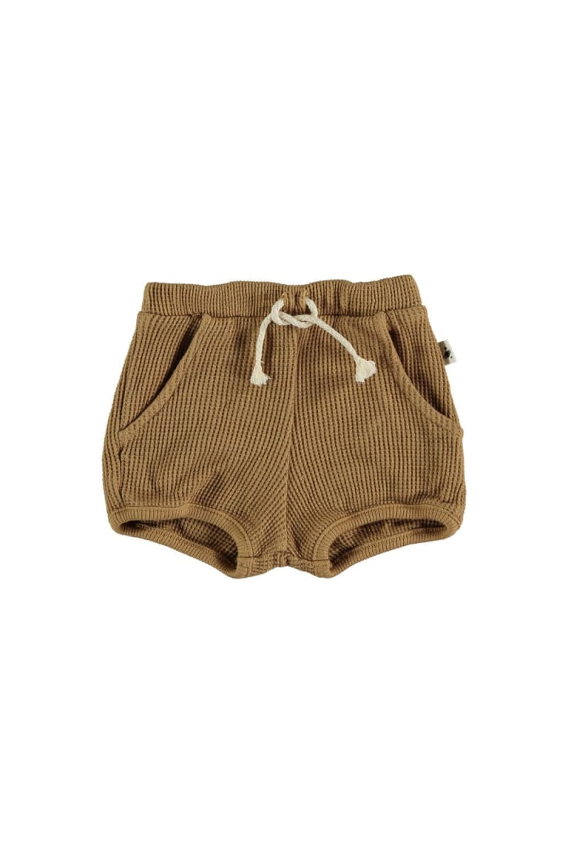 Organic Waffle Baby Bloomers - Peanut