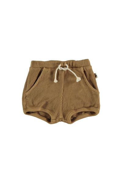 Organic Waffle Baby Bloomers - Peanut