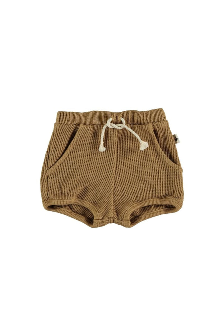 Organic Waffle Baby Bloomers - Peanut