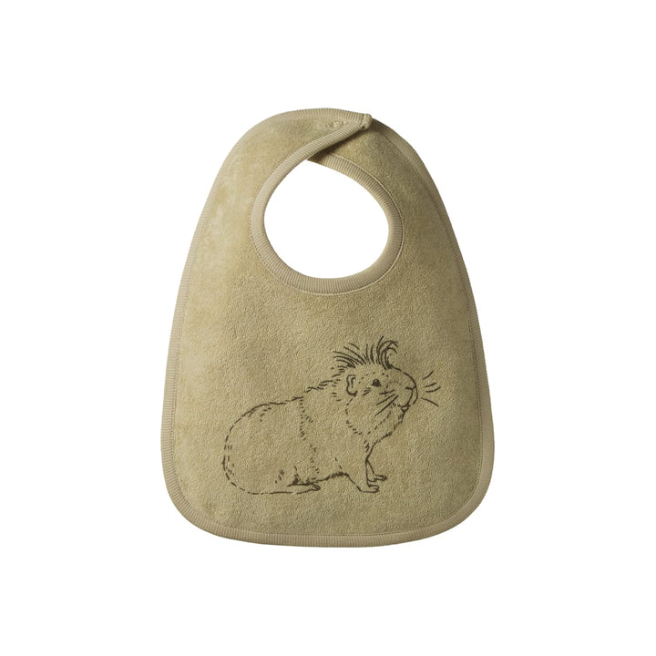 Reversible Bib Guinea Pig Gala Print
