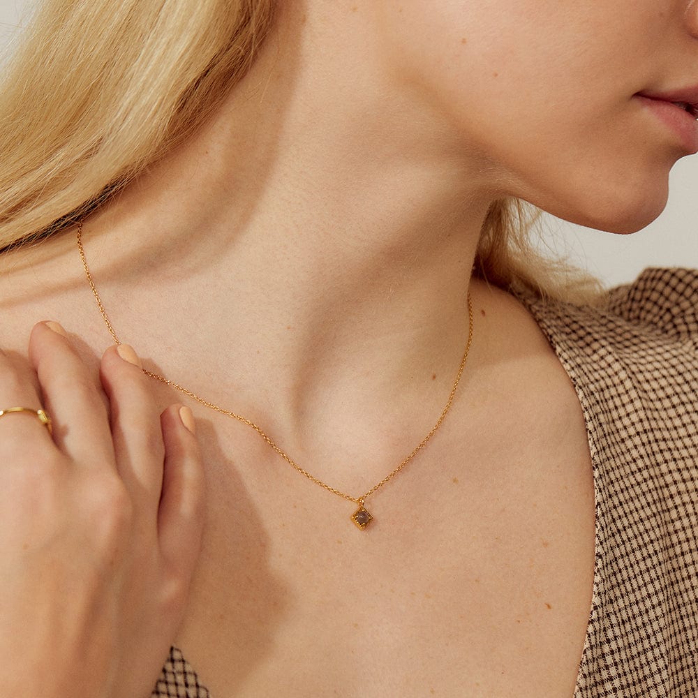 Eclipse Necklace - Labradorite