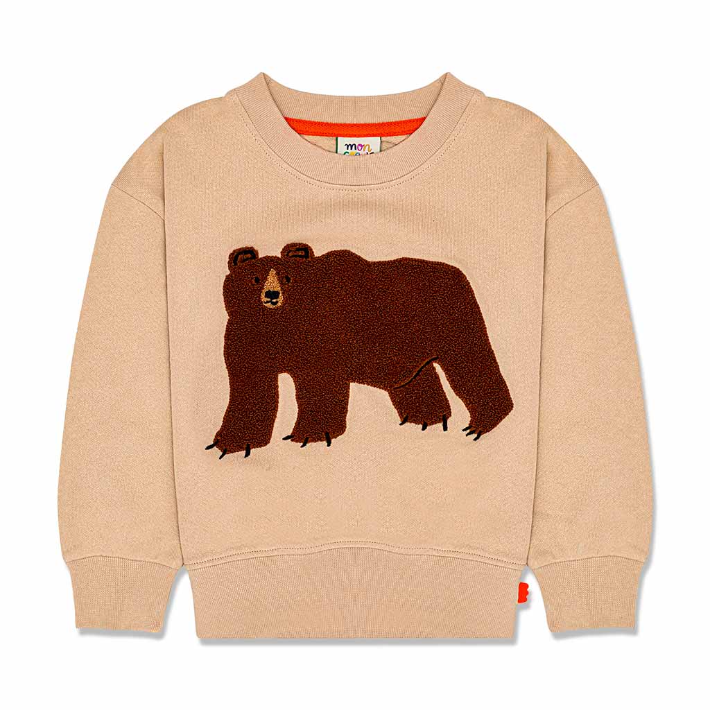 Bear Kid Sweatshirt - Beige