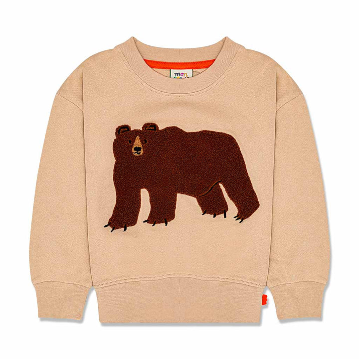 Bear Kid Sweatshirt - Beige