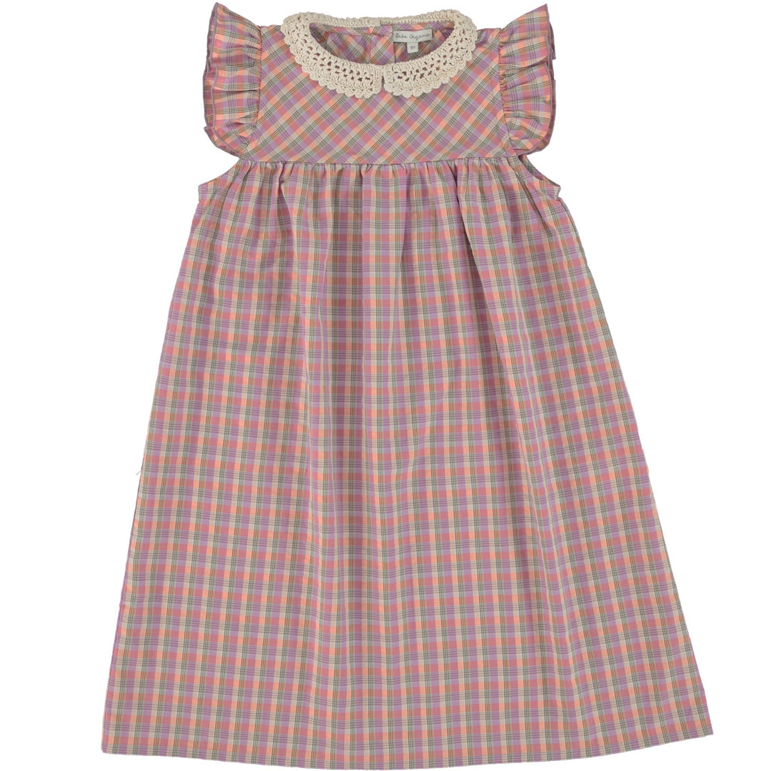 Alice Collar Dress - Blossom Check
