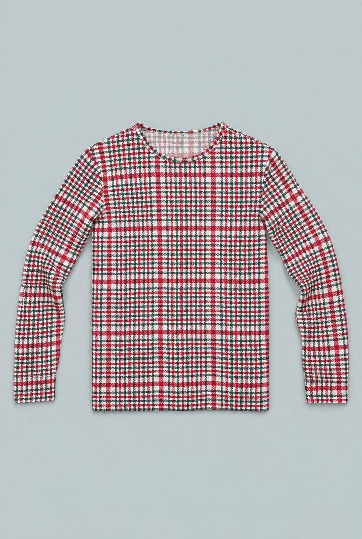 Big Kid Pajama - Red Tartan