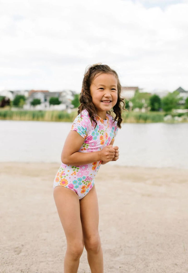 Zoey Swim - Pink Flowers