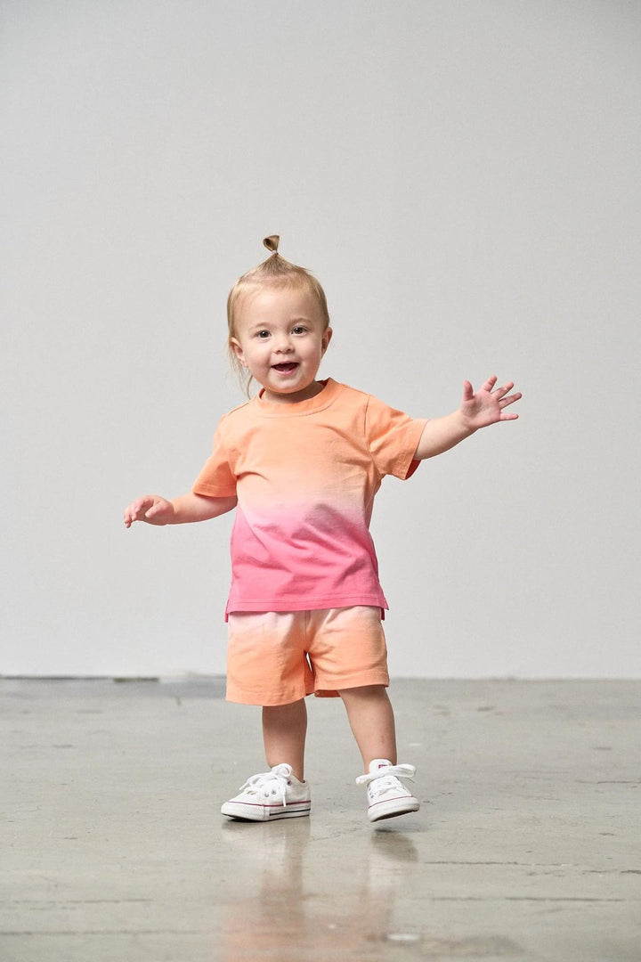 Neon Ombre Short - Orange/Pink