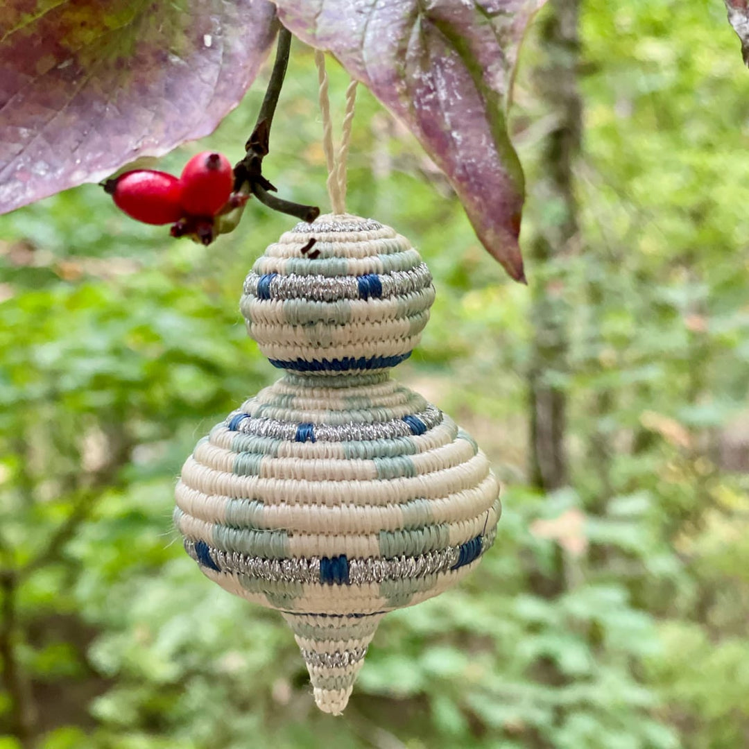 Blue Rounded Ornament