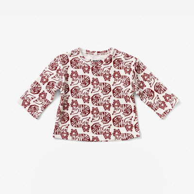 Baby Long Sleeve T Shirt - Tiger Umber