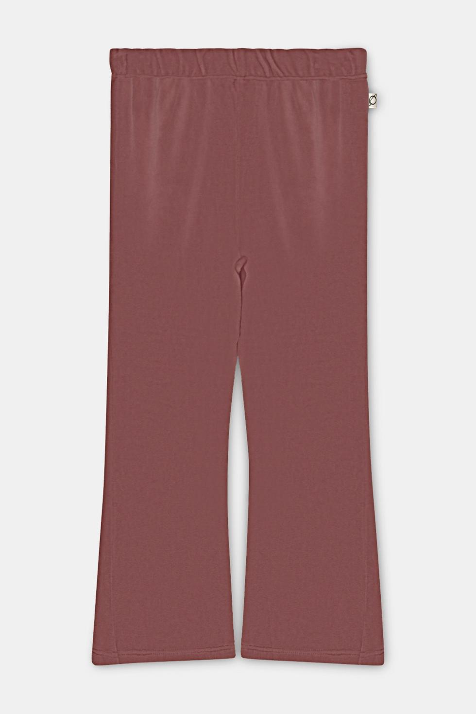 Velour flared pants - Pink