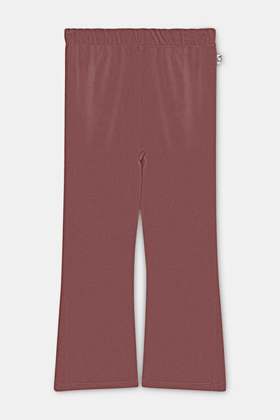 Velour flared pants - Pink