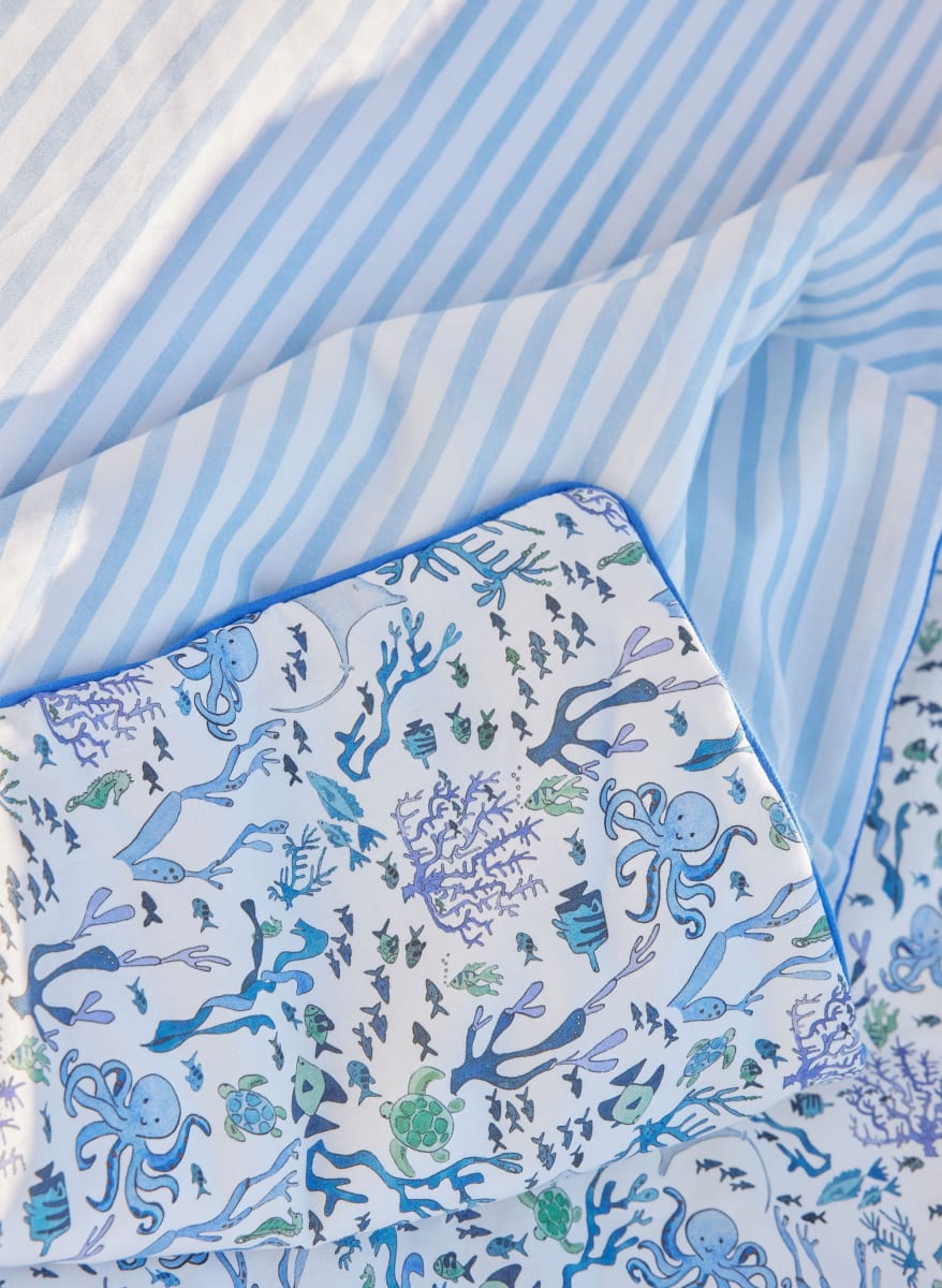 Crib Quilt - Coral Reef
